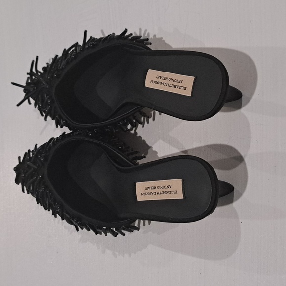 Antonio Melanix Elizabeth Damrich Babe Satin Mules - Picture 7 of 9